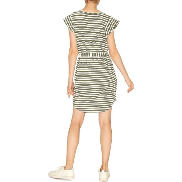 Sanctuary Ruby Stripe Tie Waist Cotton Blend T-Shirt Dress - Picture 5 of 8